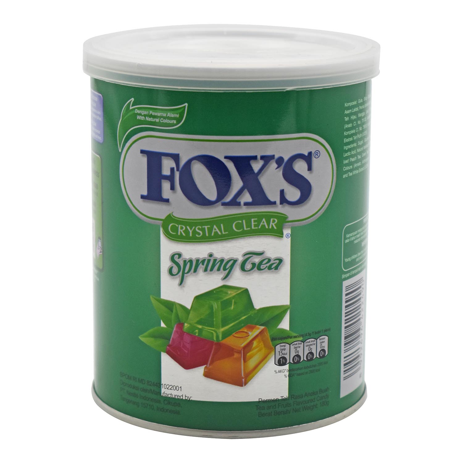 Buy Nestle Foxs Crystal Clear Spring Tea Flavoured Candy - 180g Online ...