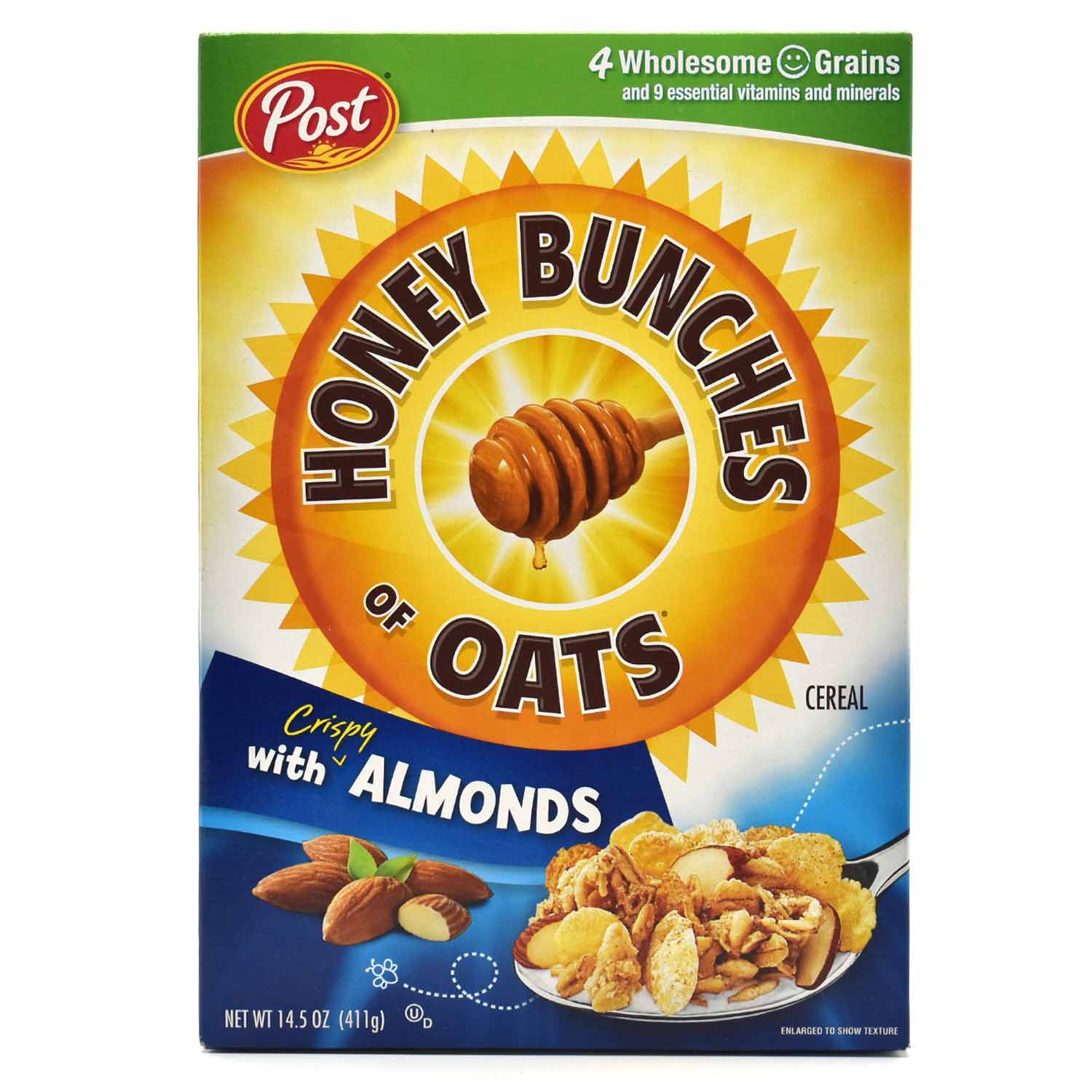 Buy Post Honey Bunches Of Oats With Crispy Almonds Cereal 411g 145oz Online ₹450 From 