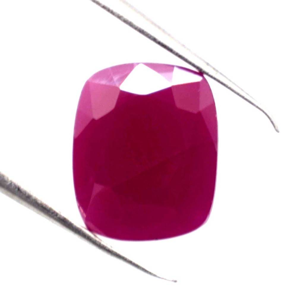 Buy 10.55 Ratti Manik Stone (Ruby) Cushion cut by Ceylon Sapphire