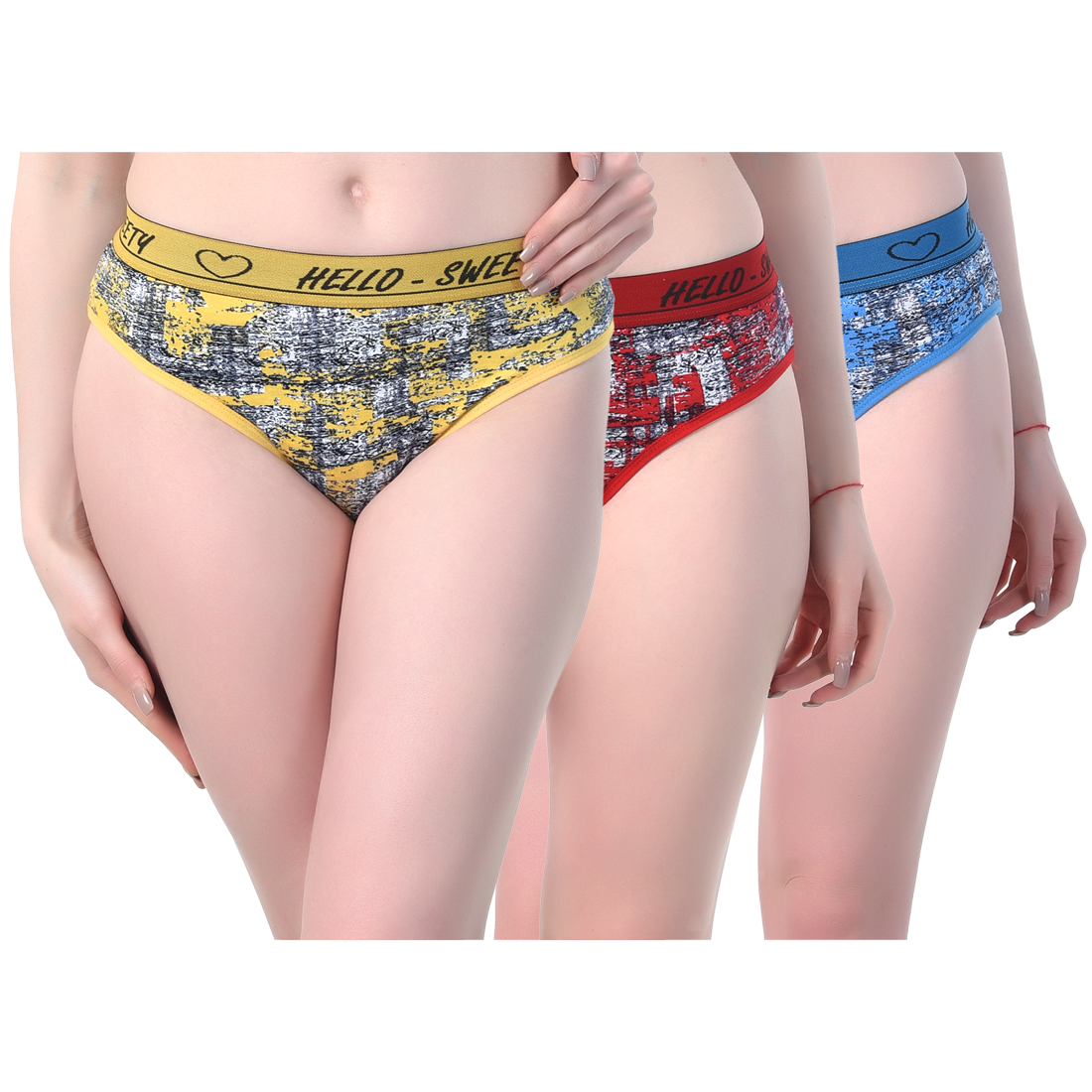 Buy Sk Dreams Multicolor Cotton Set Of 3 Womens Printed Panty Combo Online ₹299 From Shopclues 1000