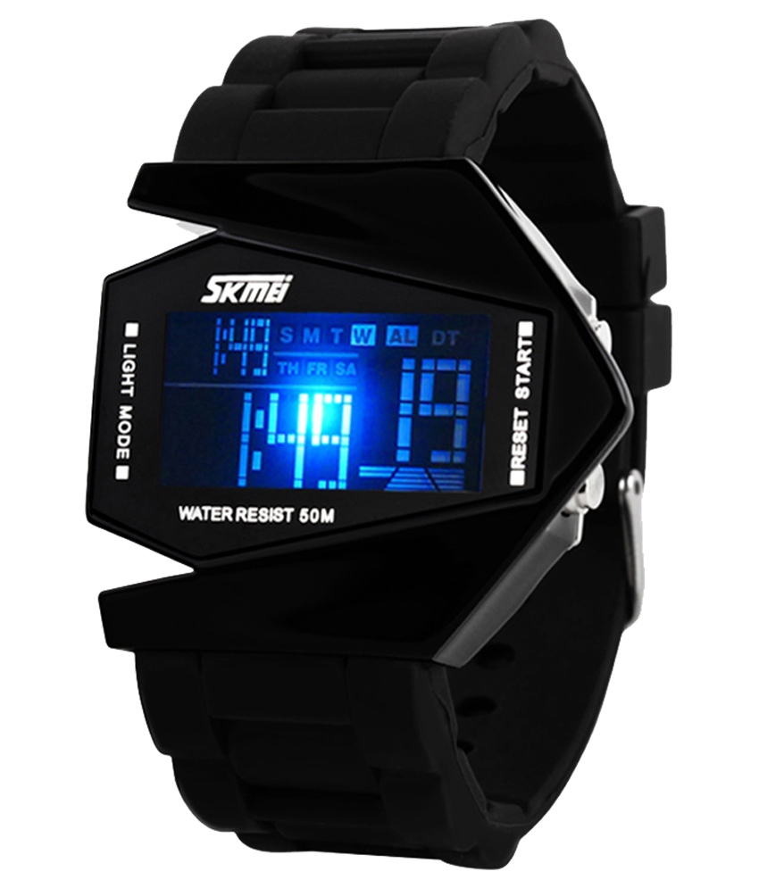 Men Women 7 Light Led rocket watch for man