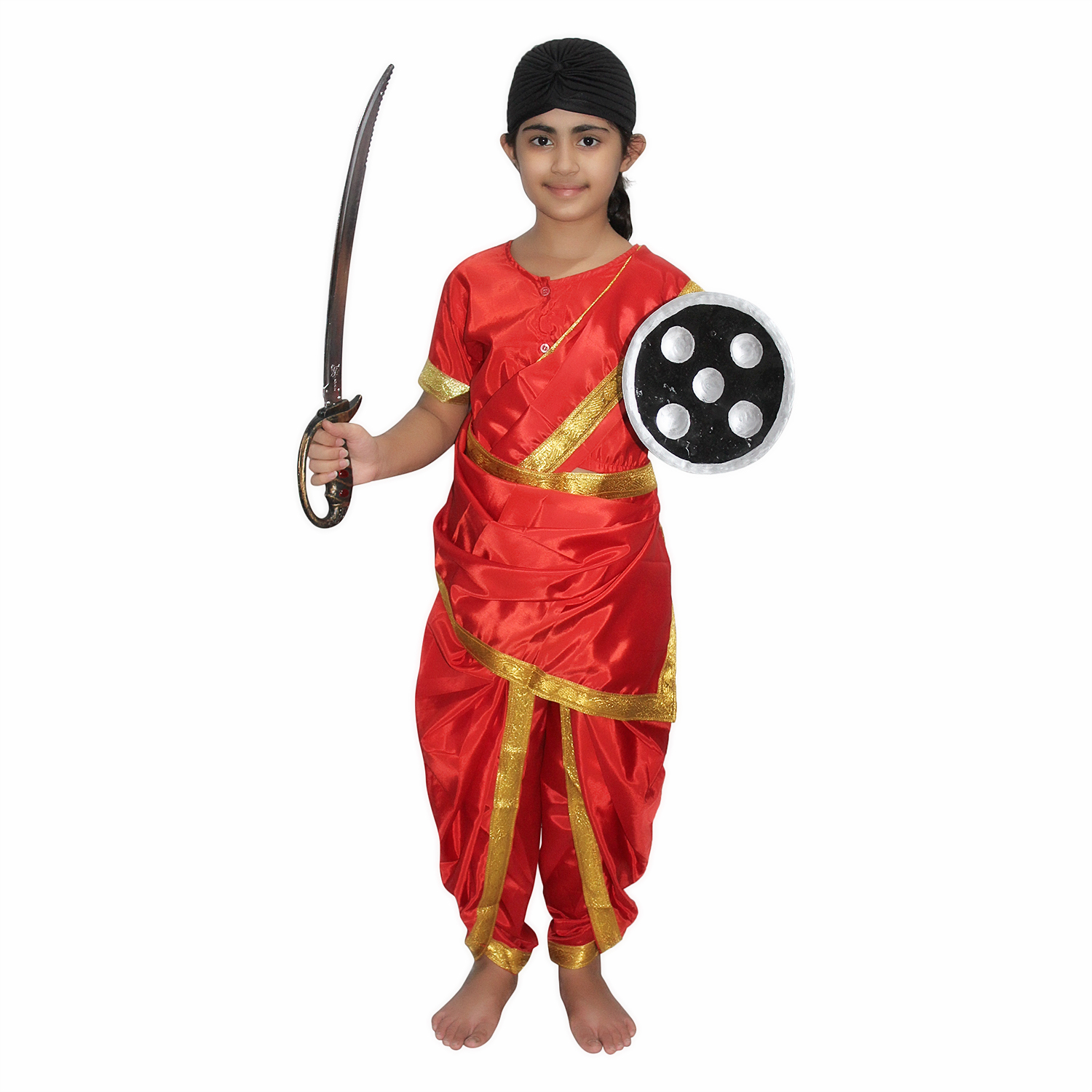 Buy Kaku Fancy Dresses Rani Laxmi Bai National Hero/freedom figter ...