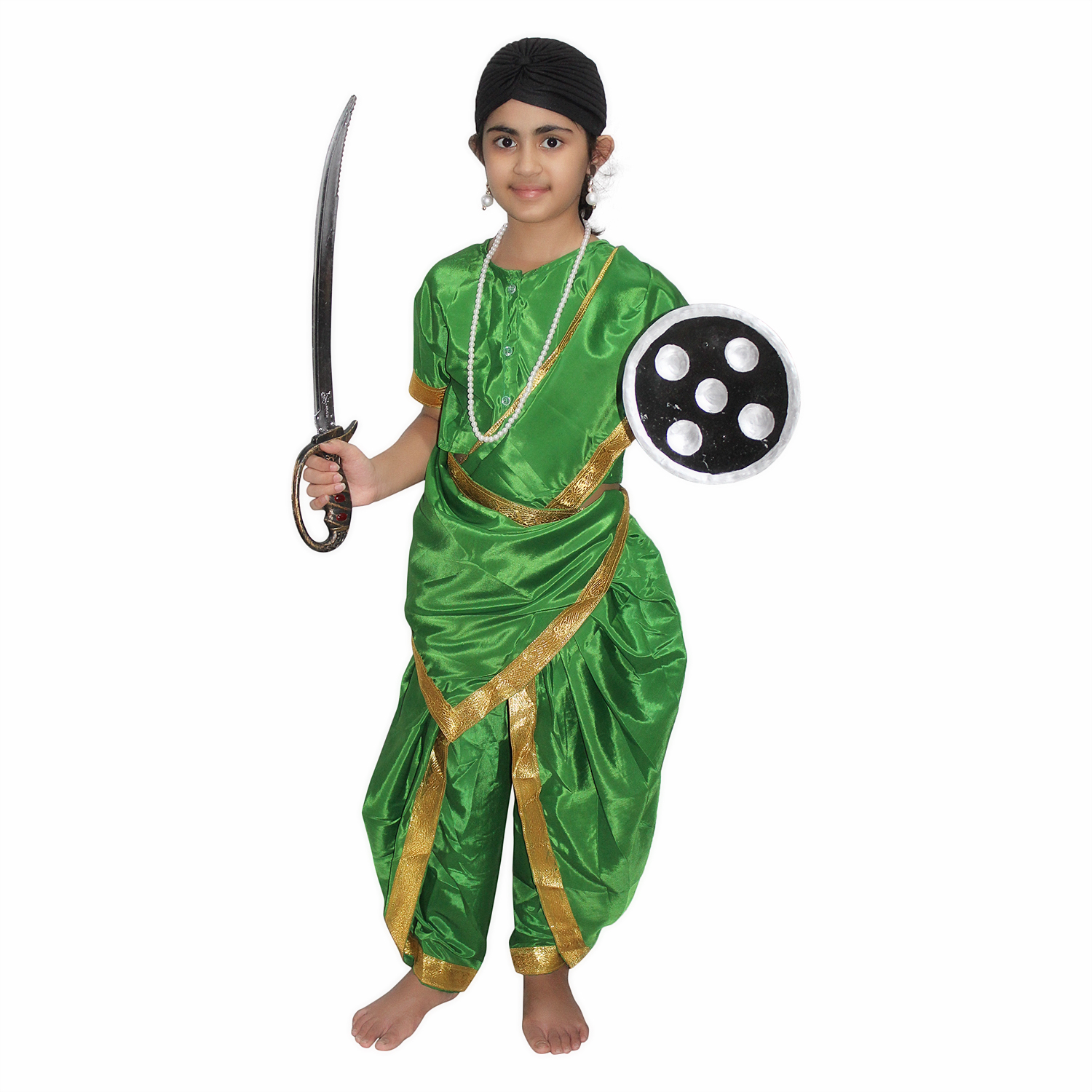 Buy Kaku Fancy Dresses Rani Laxmi Bai National Hero/freedom figter ...