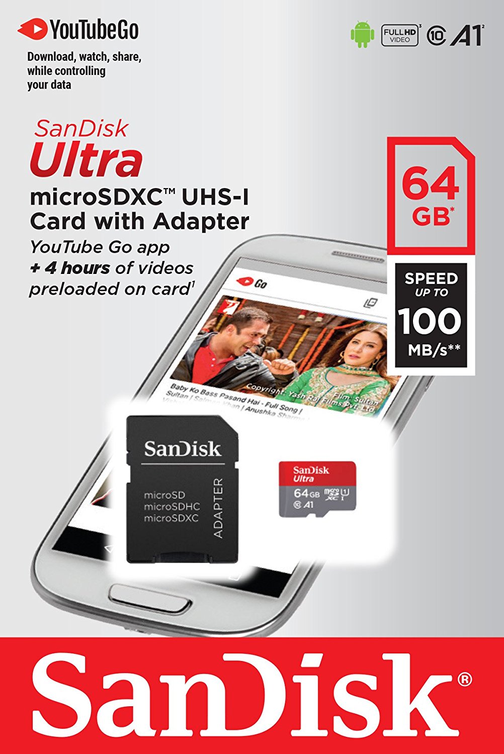 karta pamięci micro sd 64gb class 10 ultra speed fv