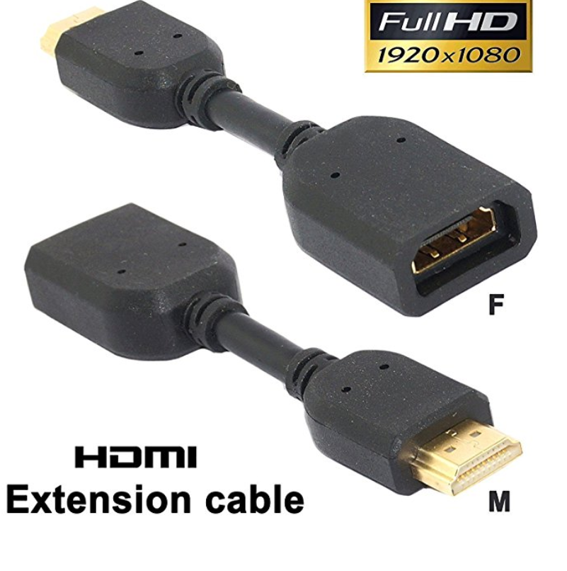 Buy HDMI Type A Male to Female Extension Compact Adapter Cable 10 cm