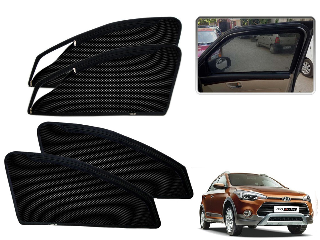 Buy Auto Addict Zipper Sun Shades Car Curtain For Hyundai I20