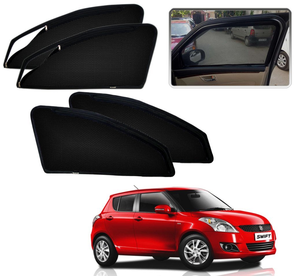 Buy Auto Addict Zipper Sun Shades Car Curtain For Maruti