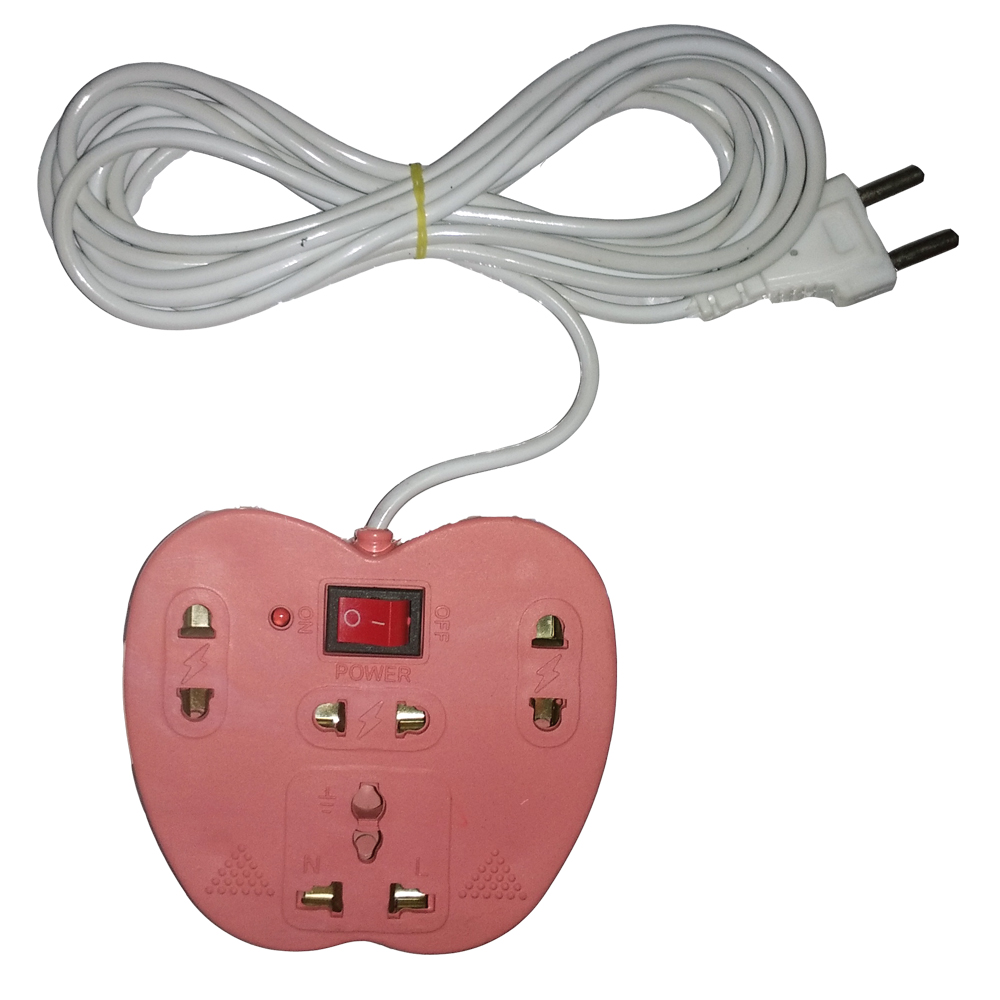 Buy Electric board Mini Apple Extension Cord Boardpower stripPink