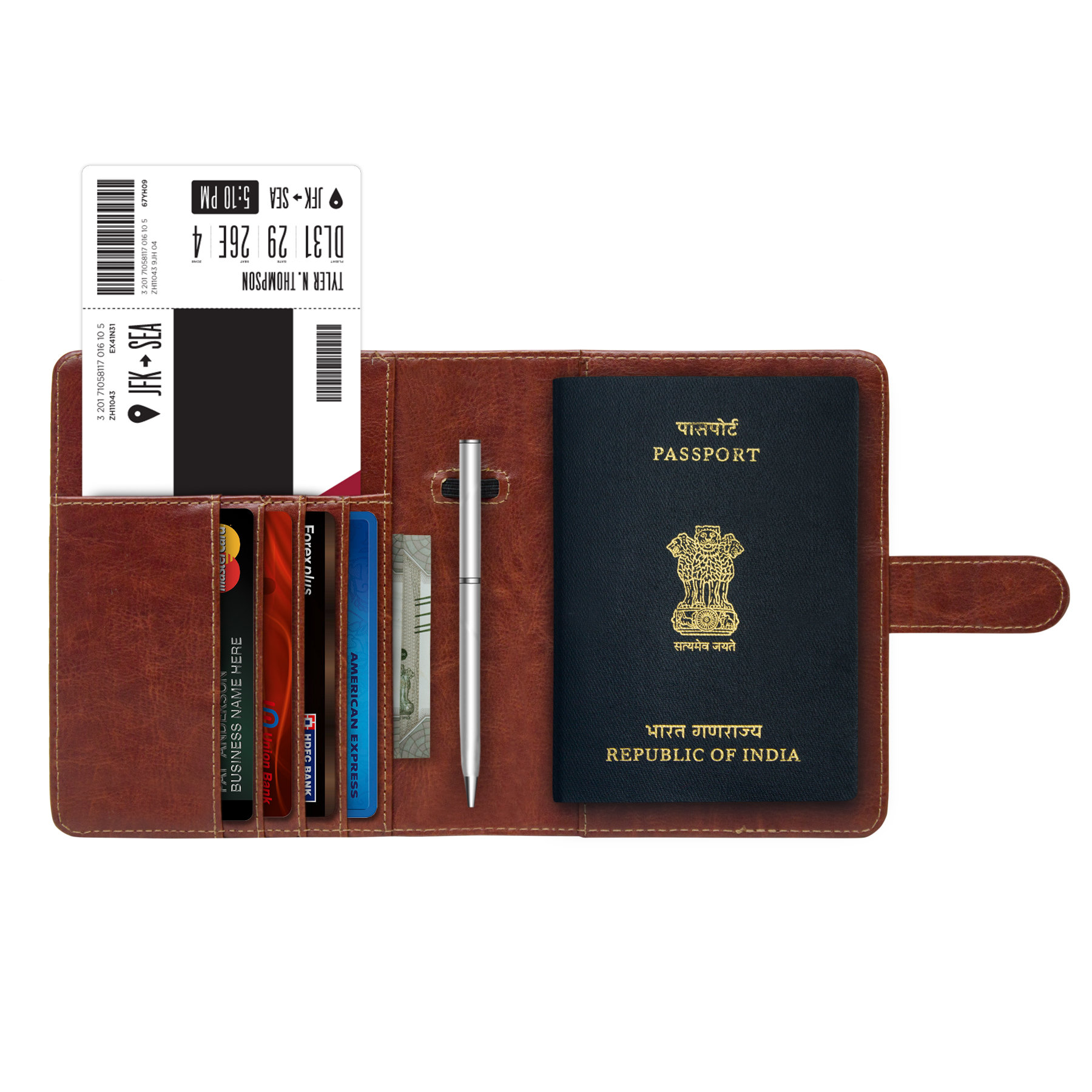 Buy GoFree Passport Holder Sleeve Stores Passports, Cards, Cash