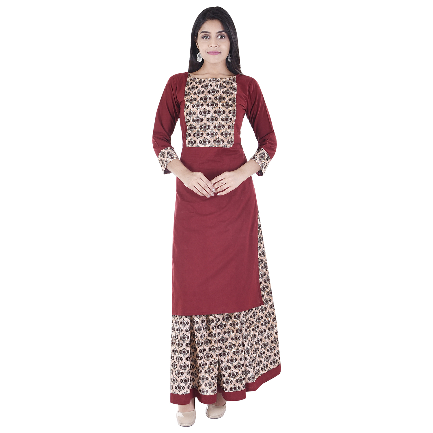 Buy Desier Kurti skirt set Online ₹1199 from ShopClues