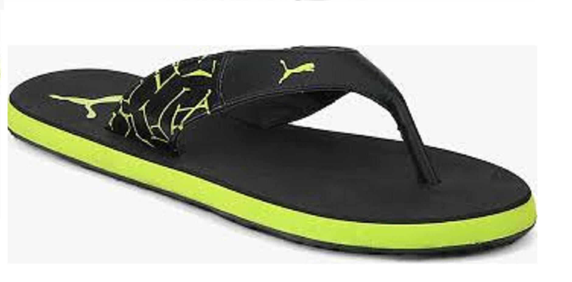 Buy Puma Mens Green And Black Flip Flops Online @ ₹599 from ShopClues