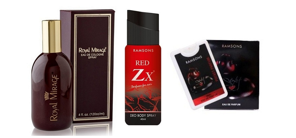 Buy Deo combo Royal Mirage Perfume,Ramsons deo and Pocket Perfume