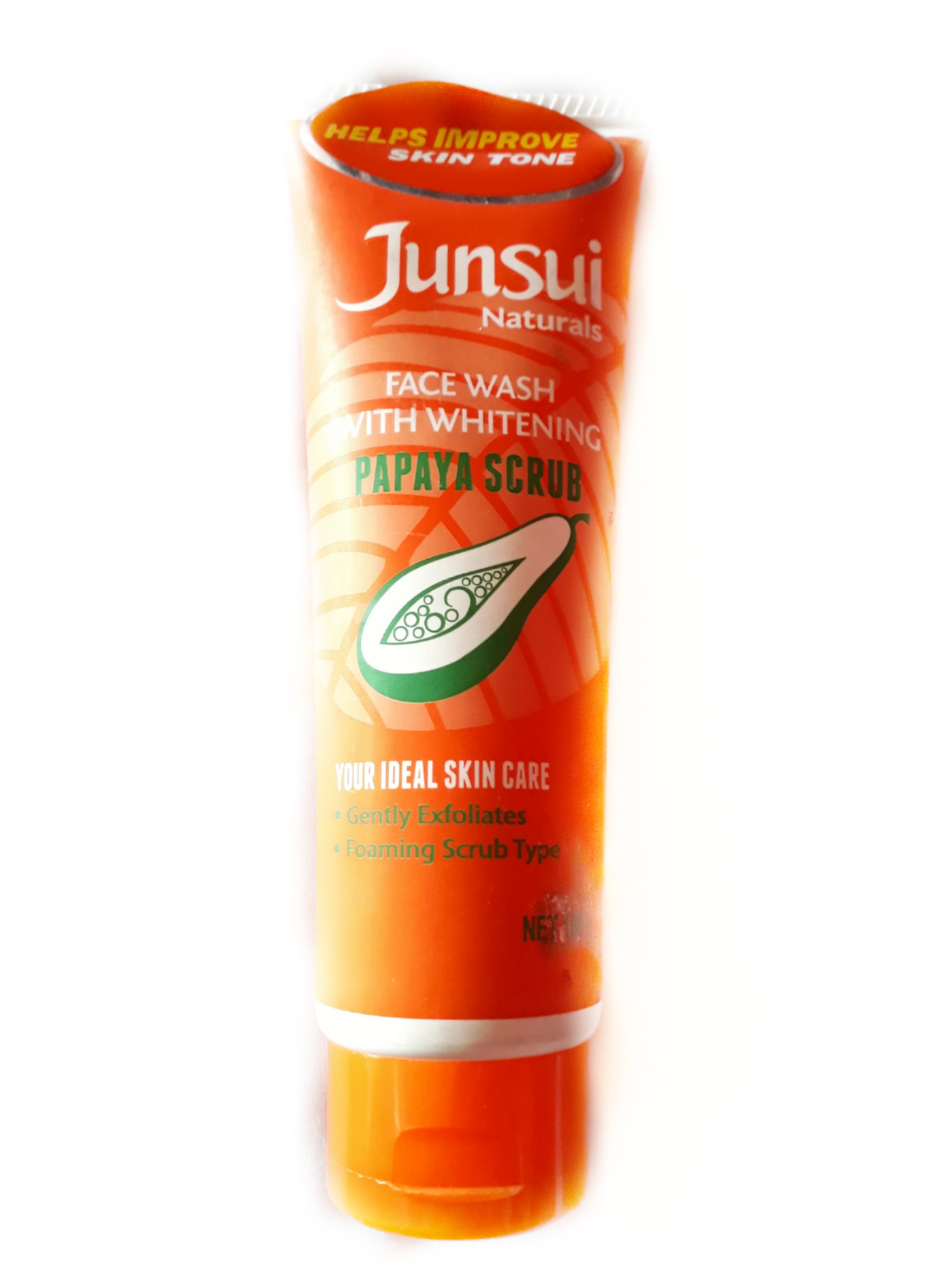 Buy Junsui face wash with whitening papaya scrub Online ₹198 from