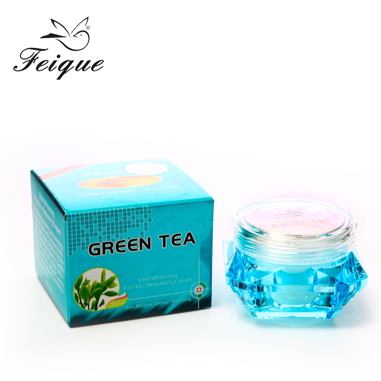 Buy FEIQUE Green Tea Whitening Cream For Anti Freckle Nourishing Skin
