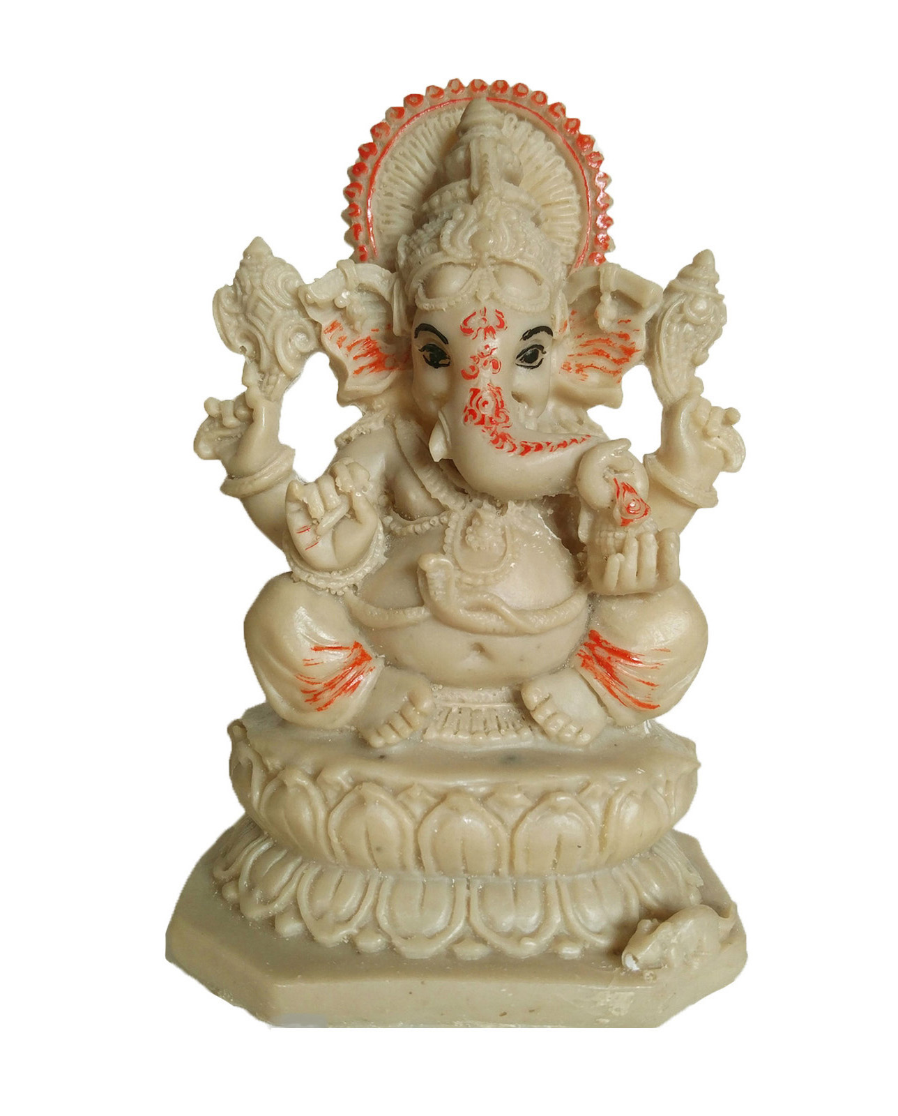 Buy Gaudhan Shri Ganesh (Ganpati Bappa) Made of Cows dung for Home ...