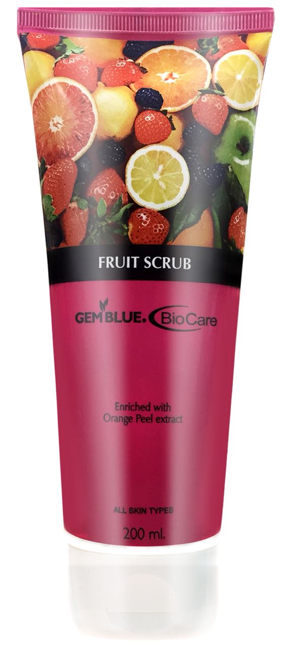 Buy Biocare Fruit Scrub Enriched With Orange Peel Extract + 3 pouch