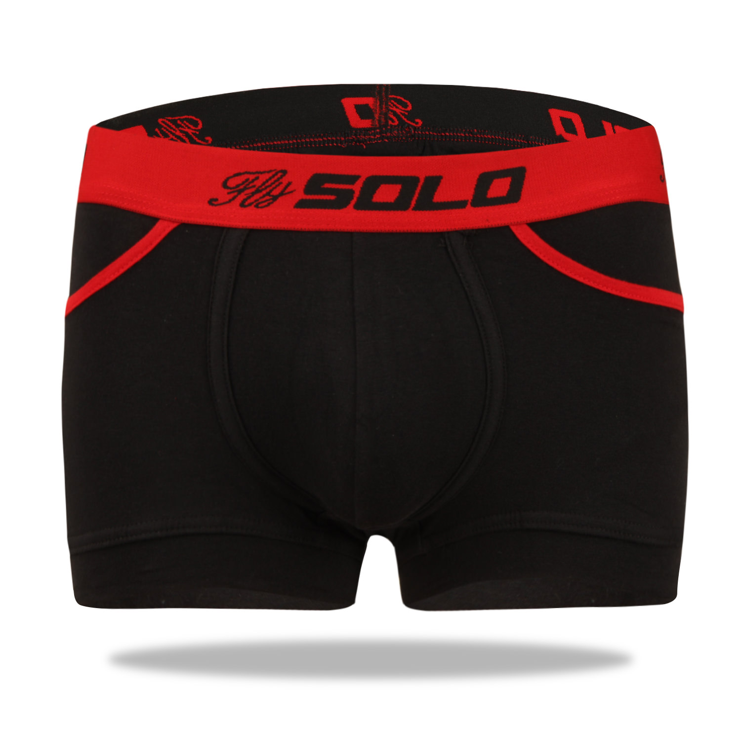 SOLO Men's Modern Grip Short Trunk with Pocket Cotton Stretch Ultra Soft Classic Boxer Brief