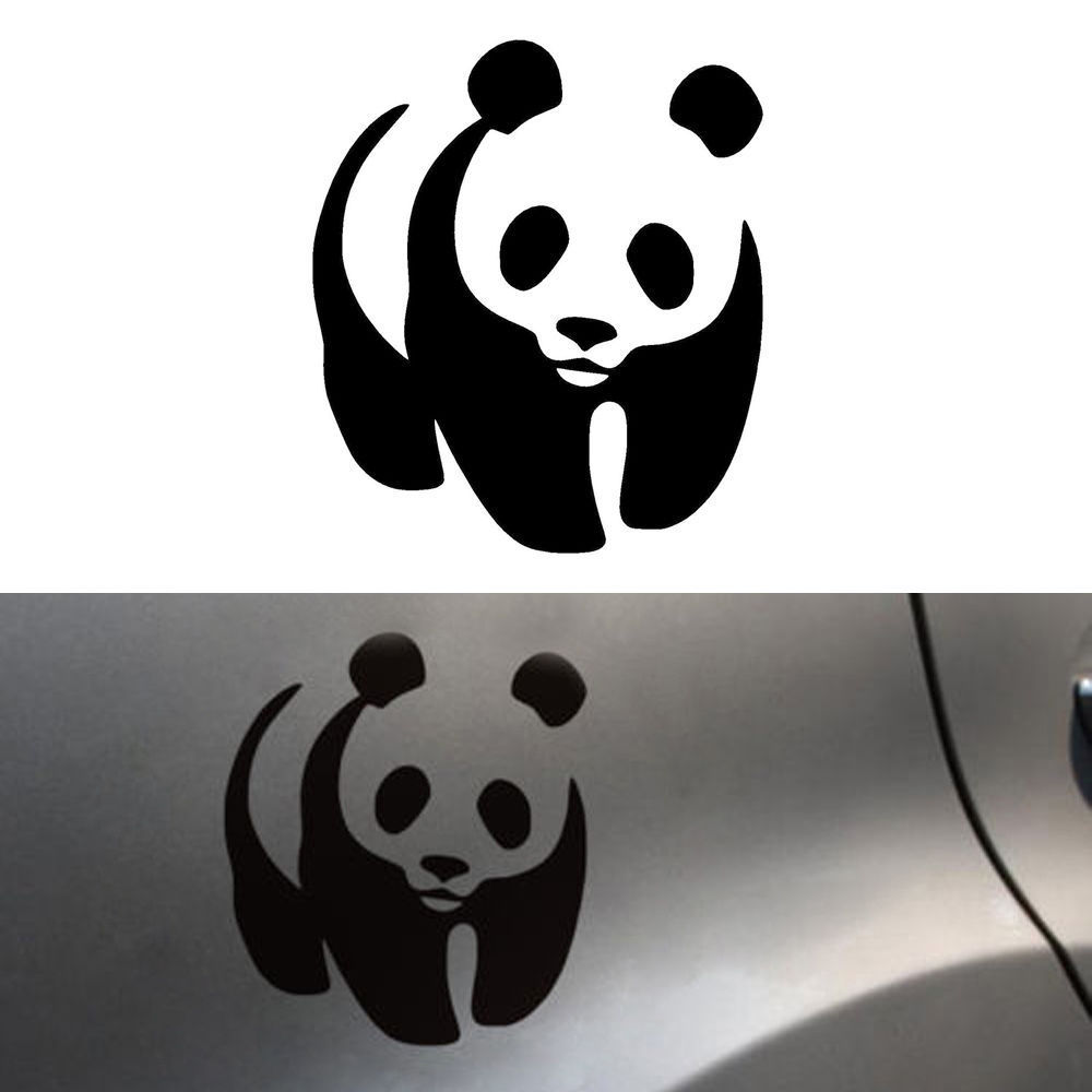 Buy BLACK PANDA Vinyl Decal Sticker Car Window Bumper Wall Bear JDM
