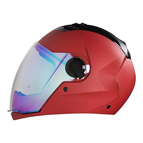 Buy Steelbird SBA2 Night Vision Full Face Helmet Matt Sport Red Large