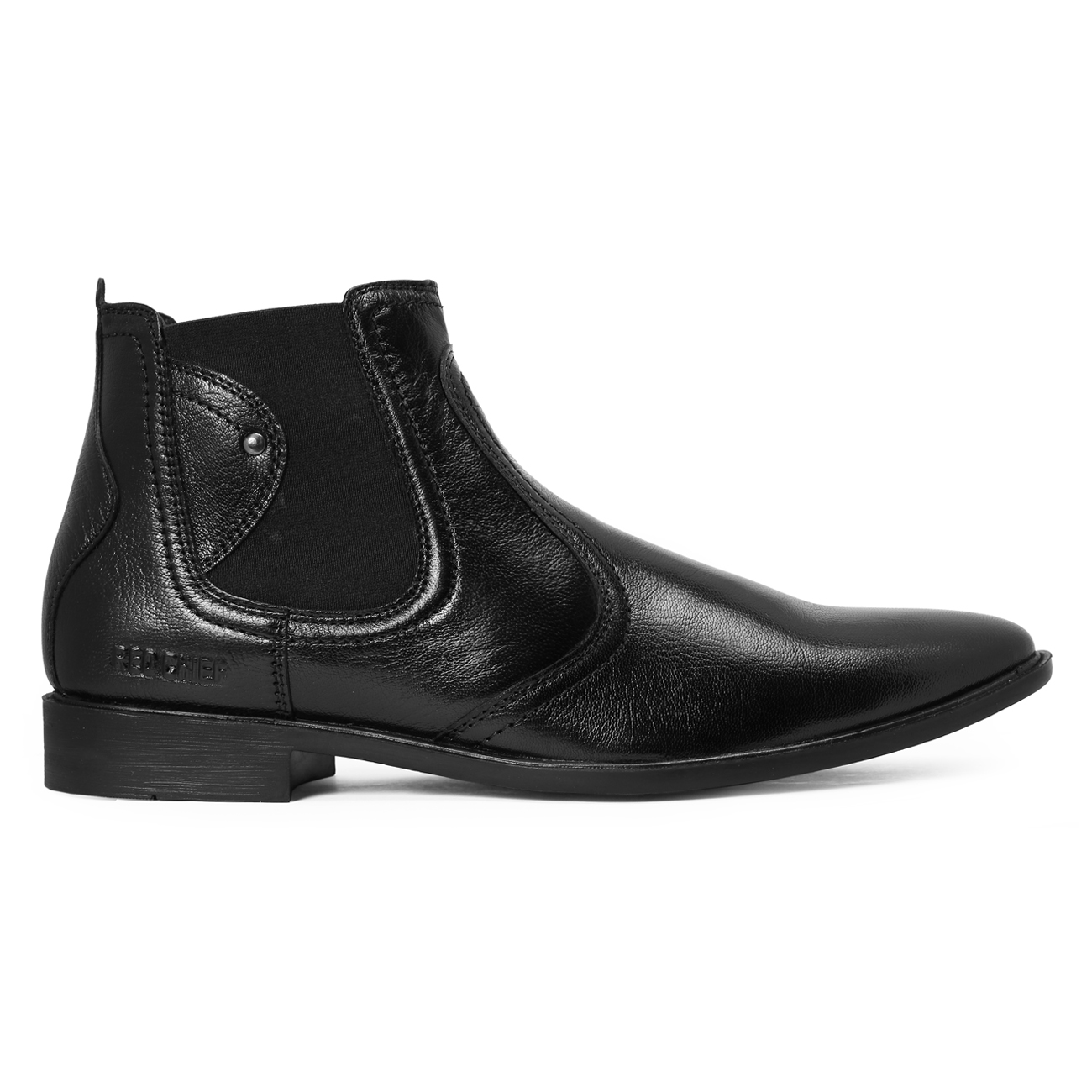 Buy Red Chief Black High Ankle Leather Boot For Men (RC3498 001) Online ...