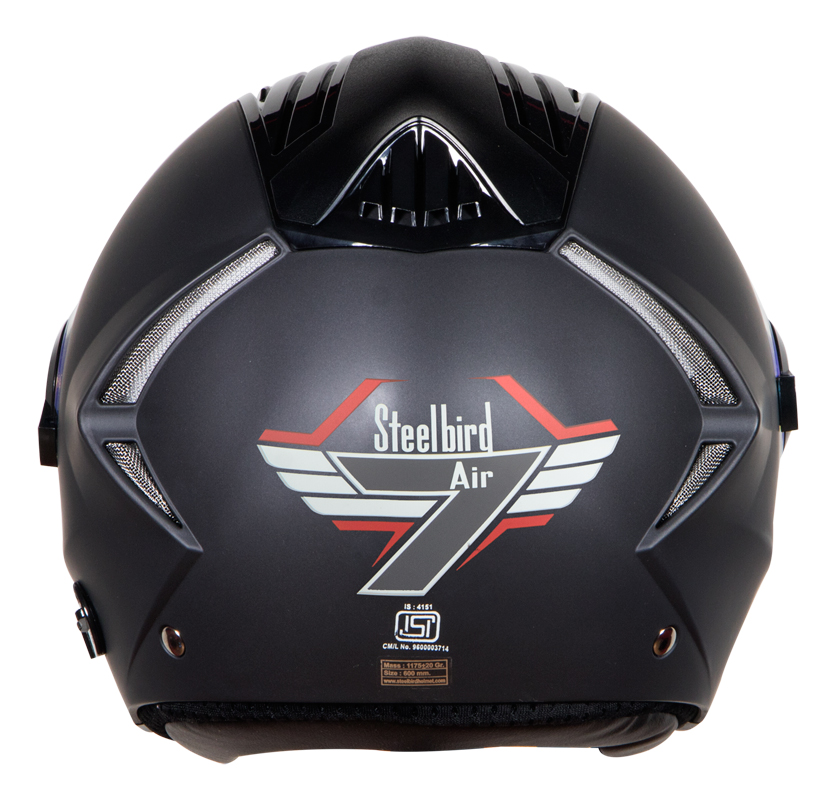 Buy Steelbird SBA2 7WINGS Dual Visor Helmet Inner Chrome Visor/Outer
