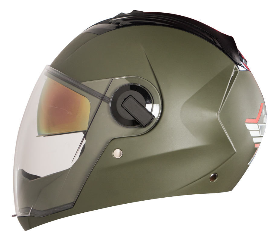 Buy Steelbird SBA2 7WINGS Dual Visor Helmet Inner Chrome Visor/Outer