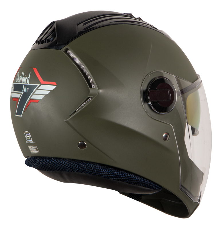 Buy Steelbird SBA2 7WINGS Dual Visor Helmet Inner Chrome Visor/Outer