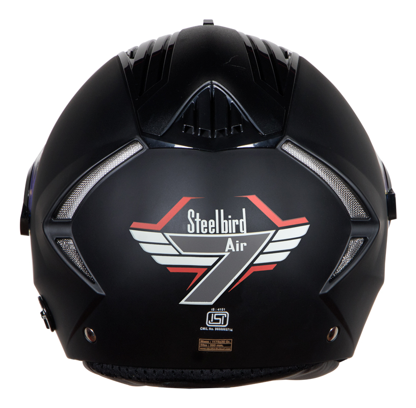 Buy Steelbird SBA2 7WINGS Night Vision Dual Visor Helmet in Matt
