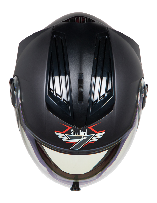 Buy Steelbird SBA2 7WINGS Full Face Helmet with Dual Action Night