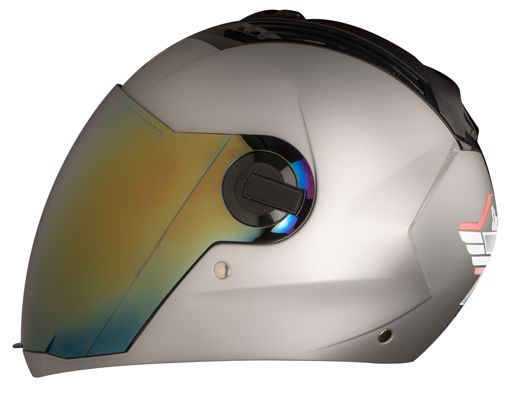 Buy Steelbird SBA2 7WINGS Full Face Helmet In Matt Finish with Tinted Visor (Large 600 MM, Matt
