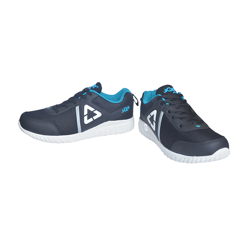 Buy JQR Sports Men's Black Blue Running Sports Shoes Online ₹579 from