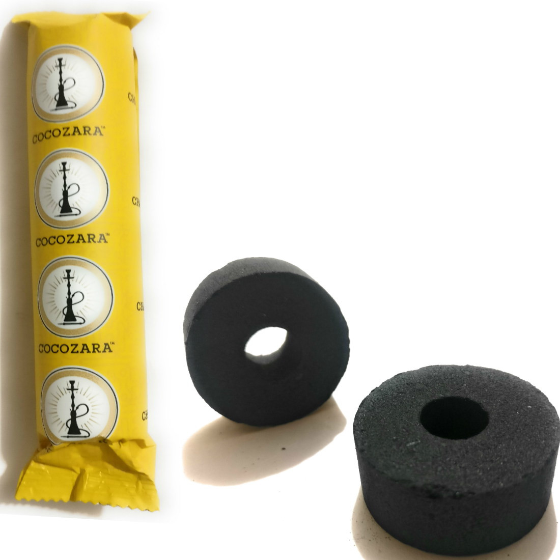 Buy Cocozara Hookah Magic Coal 10 Rolls (100 Discs) Premium Quality Hookah Charcoal Online
