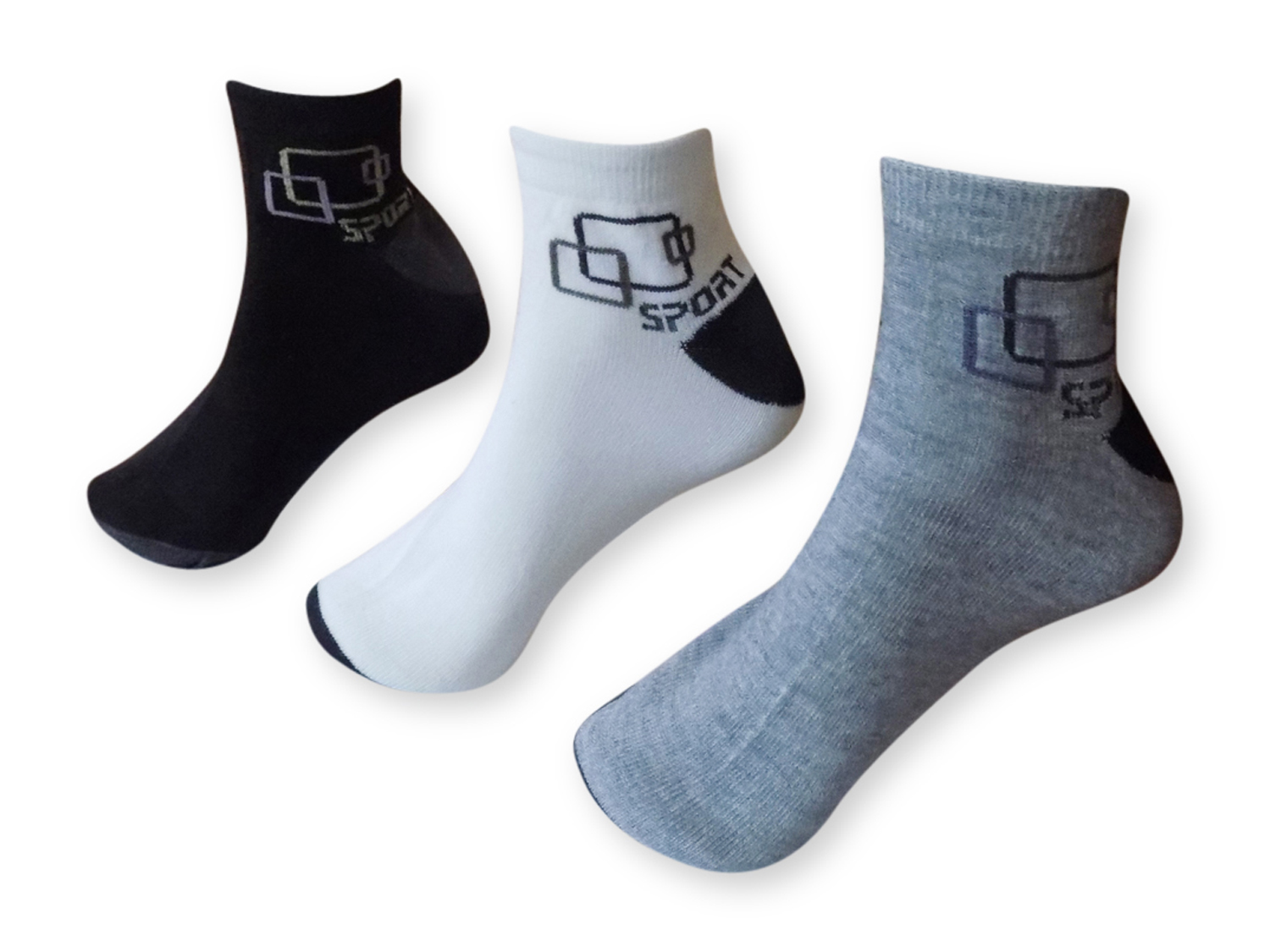 Buy Pair of 3 Men Cotton Ankle Socks, Fit , Comfort, Cotton Socks ...
