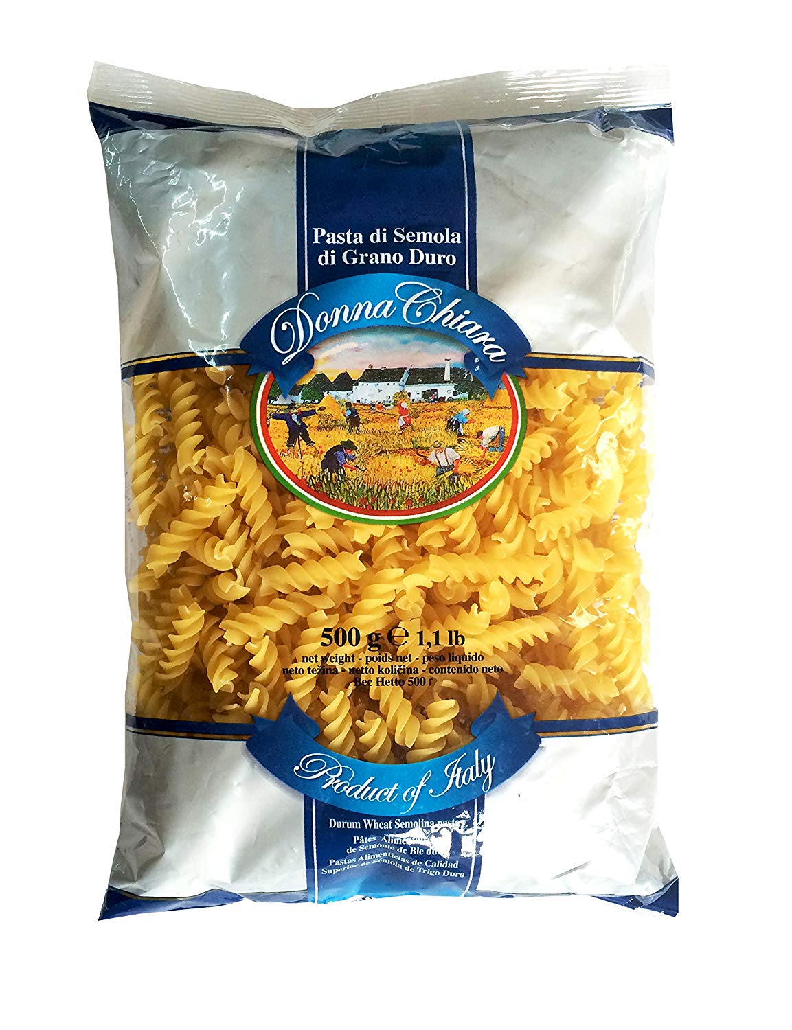 Buy Donna Chiara Fusilli Pasta 500g (Pack of 2 Online ₹245 from ShopClues