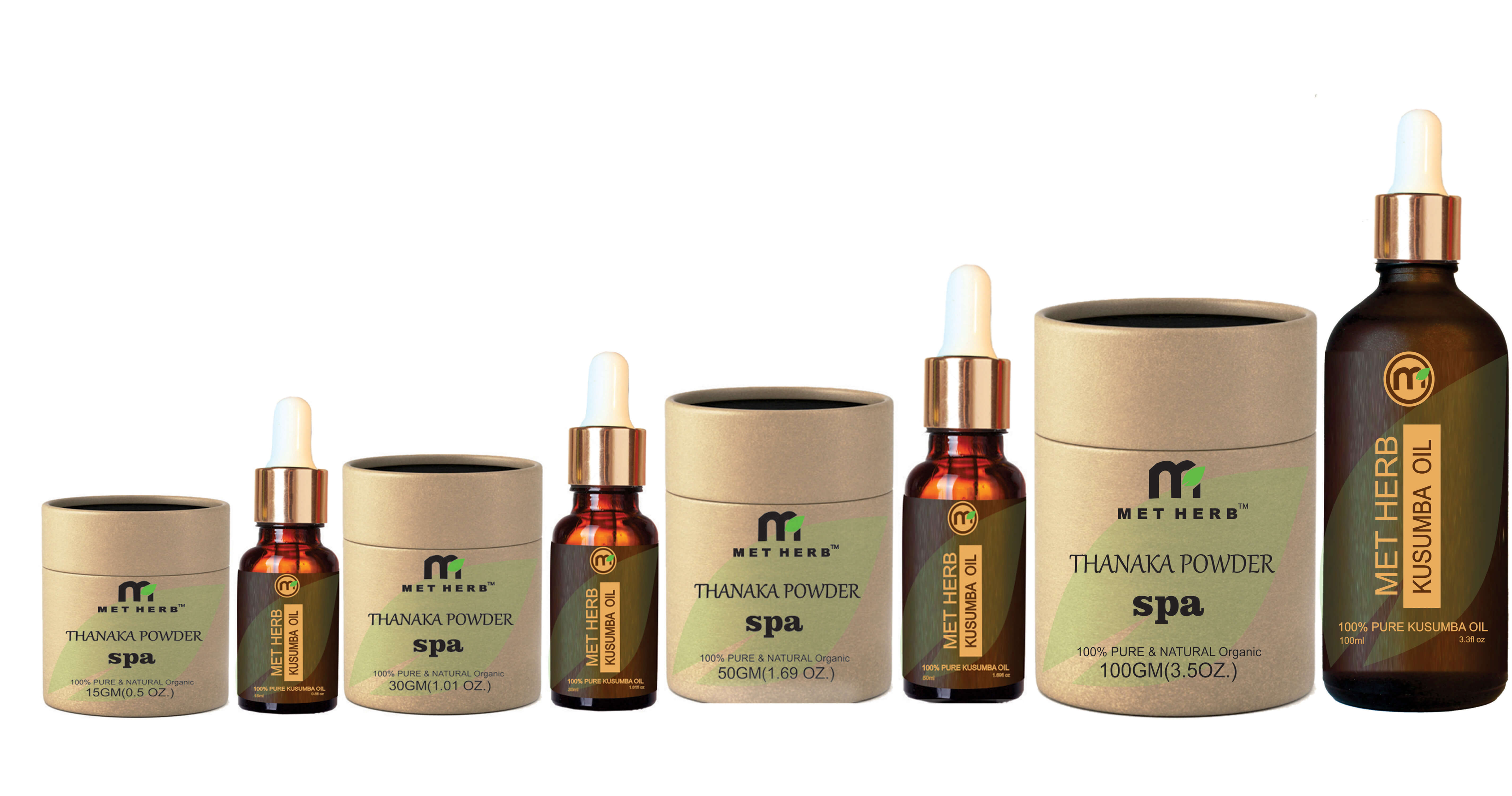 Buy Thanaka powder grade A 15gm kusumba oil 15ml for permanent hair