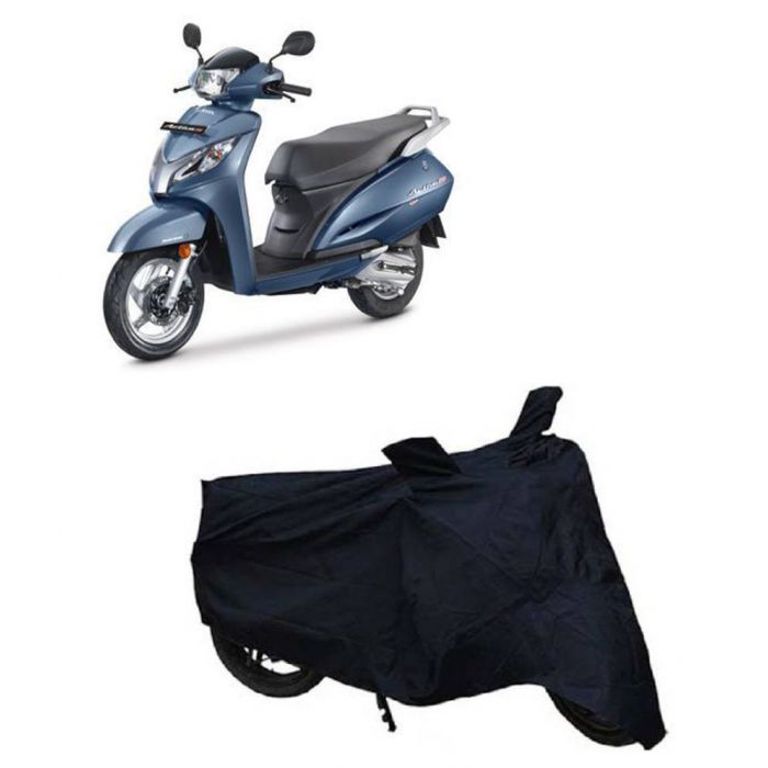 Buy Body Cover For Honda Activa 3G Scooty In Black Matty Cloth - With ...