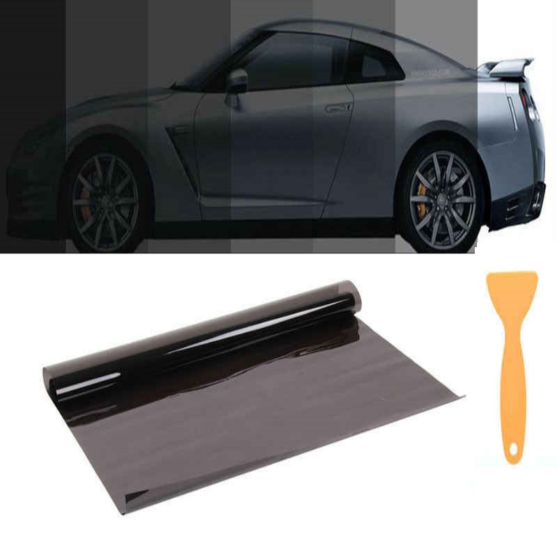 Buy 20x12 Inches Car Window Tint Film in Charcoal Shade with 50 Percent ...