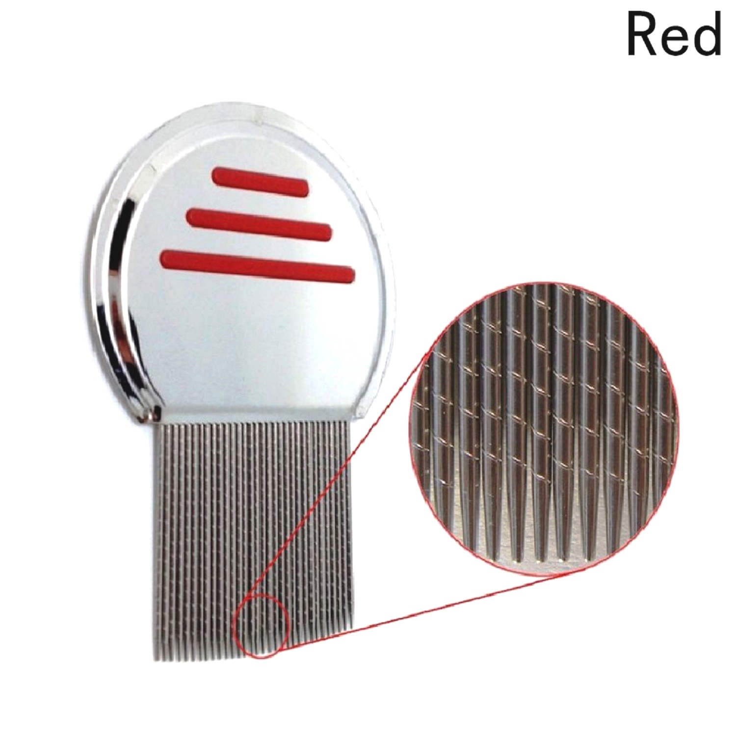 Buy QD Red Stainless steel Lice Comb ,Very effective for Head Lice and