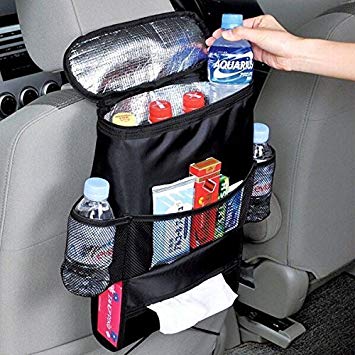 Back Seat Organiser with Multi Pocket Cool Hot Thermal Bag Insulation Travel Storage Bag Car accessories
