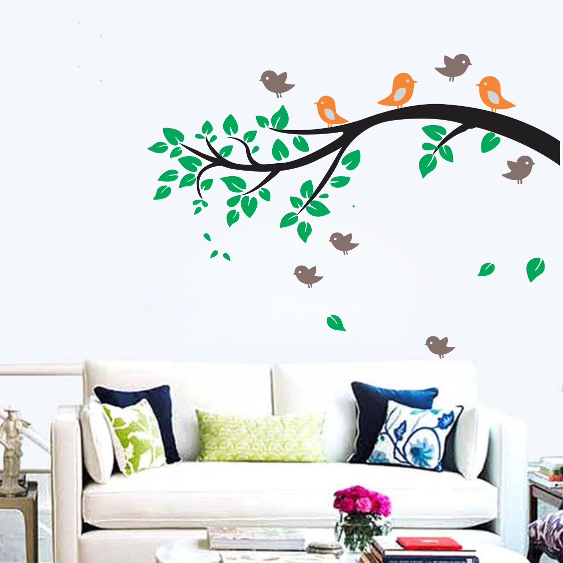 Buy Ghar Kraft Birds-Branch Wall Sticker Online @ ₹169 from ShopClues