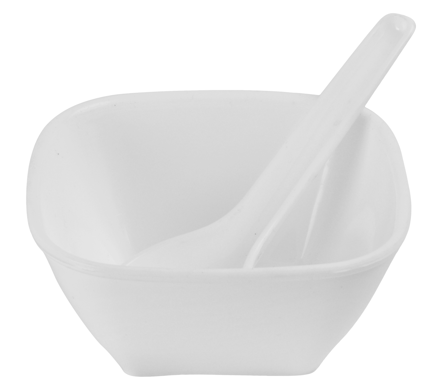 Buy LIFE PLAST Polypropylene Square Microwave Safe Soup Bowls & Spoons