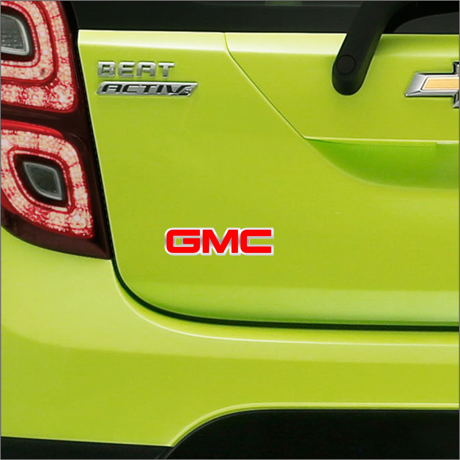 Buy GMC 3D Sticker for Chevrolet Tavera Chevrolet car Accessories 3D