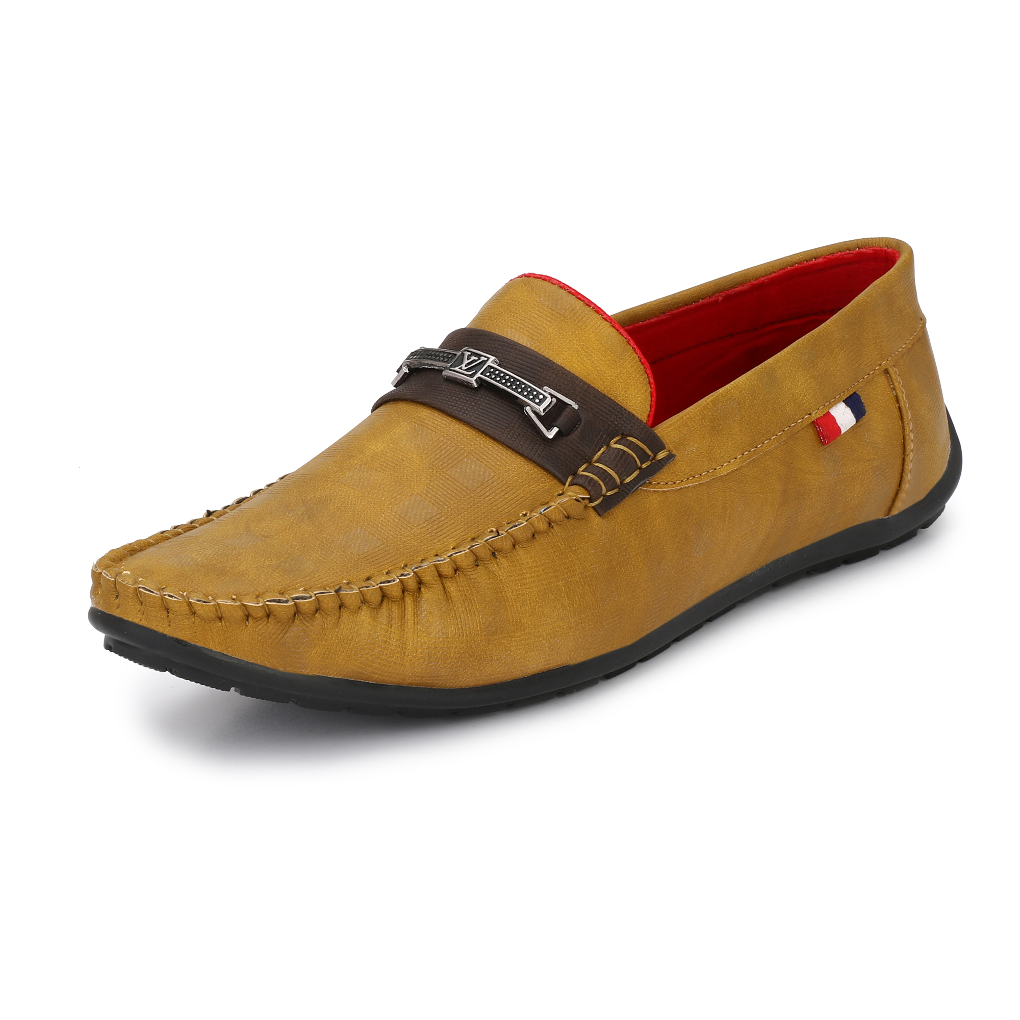 mens leather casual loafers