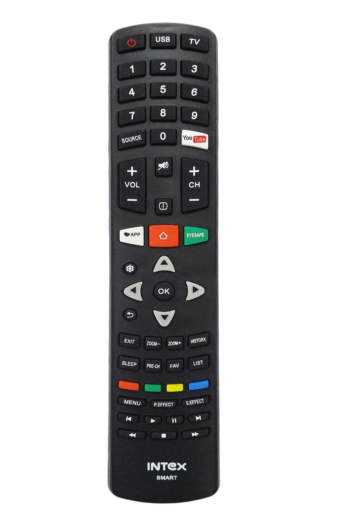 Buy intex smart youtube led/lcd tv remote control Online ₹799 from