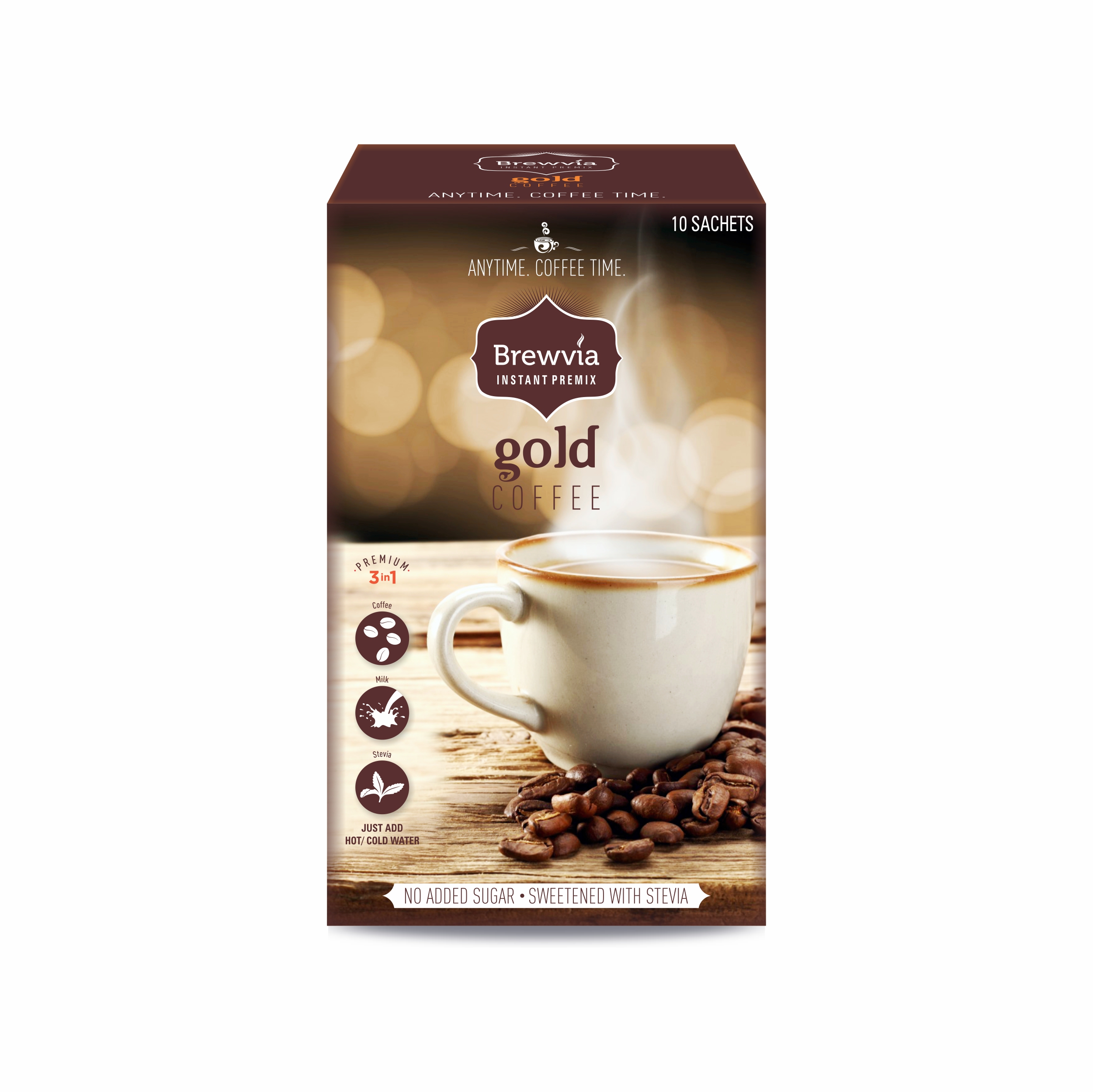 Buy Brewvia Instant Premix Coffee Powder Instant Coffee Powder Whey Protein Energy Drink