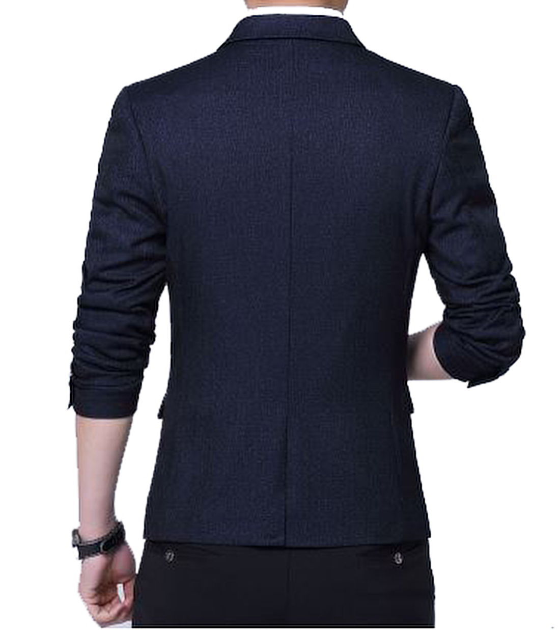 Buy Men's Dark Blue Casual Party Blazer Online @ ₹3500 from ShopClues