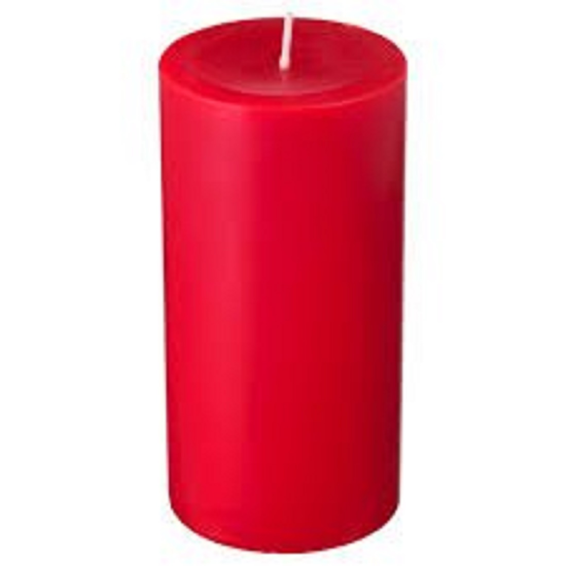 Buy Diwali Special Smokeless Red Pillar candle ( size 3/6 inch ) for