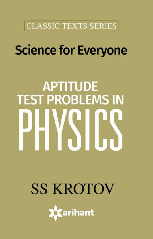 Buy Science For Everyone Aptitude Test Problem In Physics Online 90 From ShopClues