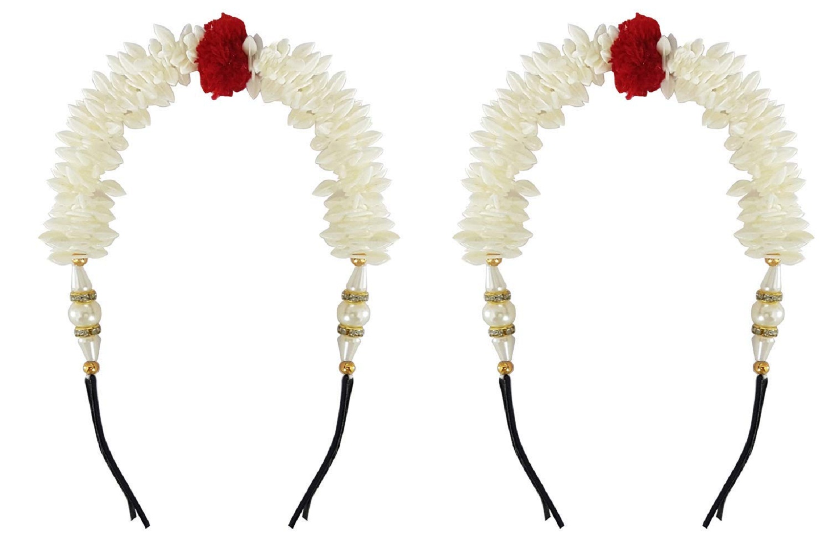 Buy GULZAR Hair Gajra / Hair Veni Flowers / Hair Accessories ( Set Of 2