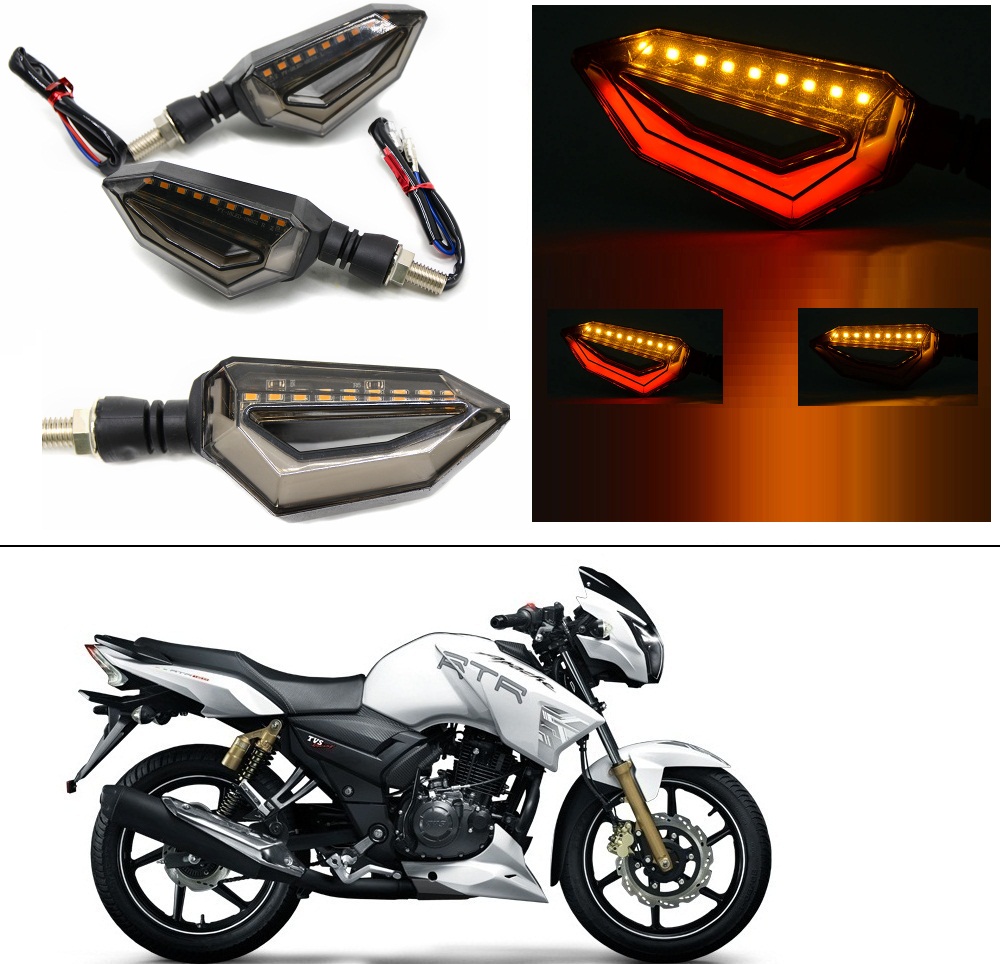 Buy AutoStark Bike Turn Signal Lights Bendable Flashing Indicator